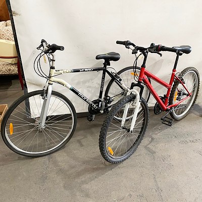 Monteray Urban Cruiser and Repco Mountain Bikes