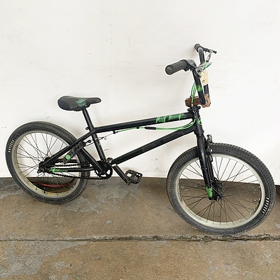 Mambo Lazy Days Single Speed BMX Bike and Redline Rise Single Speed BMX Bike