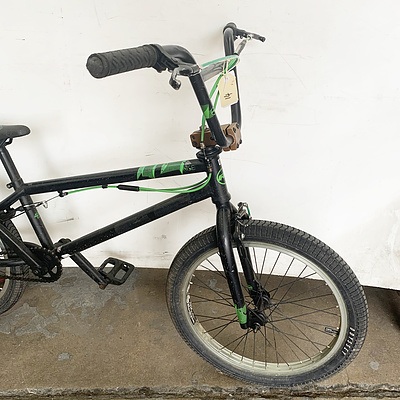 Mambo Lazy Days Single Speed BMX Bike and Redline Rise Single Speed BMX Bike