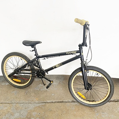 Mambo Lazy Days Single Speed BMX Bike and Redline Rise Single Speed BMX Bike
