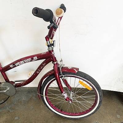 Merida Kalahari 160 Single Speed Boys Bike and Diamond Back Miz Della Cruz Single Speed Girls Bike