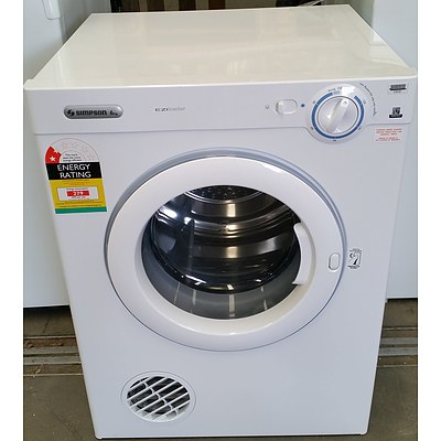 Simpson 6KG Ezi Loader Clothes Dryer