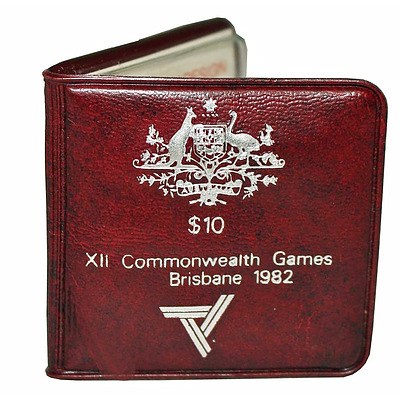 Australia: 1982 $10 Silver Coin - Commonwealth Games