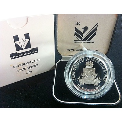 Australia: $10 Silver Proof 1986