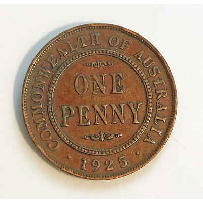 Australia: 1925 Penny
