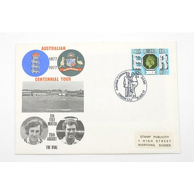 1977 Australian Centennial Cricket Tour Envelope