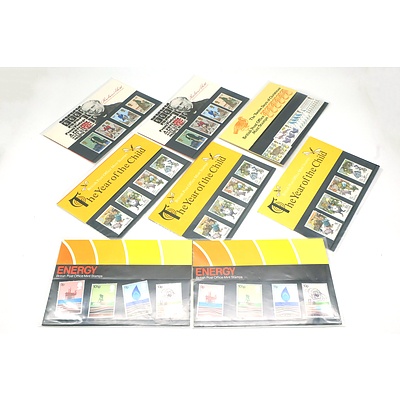 Twenty One British and Australian Collector Stamp Packs, Including 1976 National Stamp Week, Silver Jubilee and More