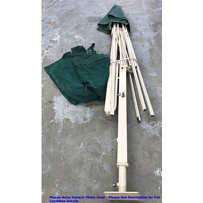 Tropicover Commercial Square Cantilever Umbrella