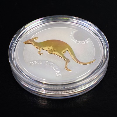 2006 $1 Selectively Gold Plated Silver Coin