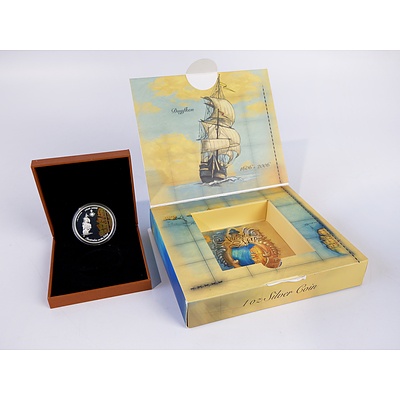 2006 Perth Mint Australia on the Map 1oz Silver Coin