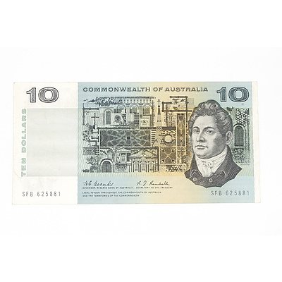 1967 Commonwealth of Australia Coombs / Randall Ten Dollar Note, SFB625881