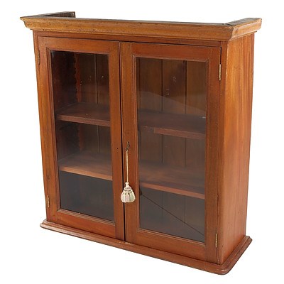 Antique Glass Door Cabinet