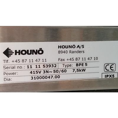 Houno BPE 5 Electric Combi Oven With Condensate Exhaust Canopy