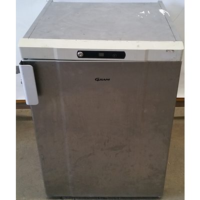 Gram Stainless Steel 200 Litre Single Door Under Bench Fridge