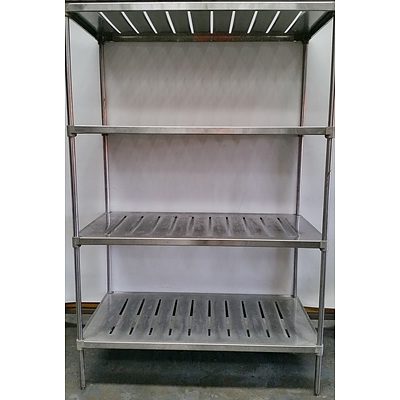 1200mm Stainless Steel Coolroom Shelving Unit