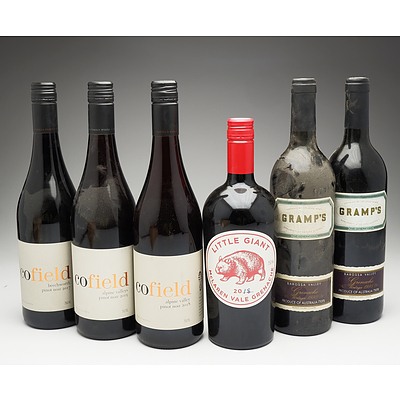 Case of 3x Cofield Pinot Noir, 2x Gramps Grenache and One Little Giant Grenache 750ml Bottles