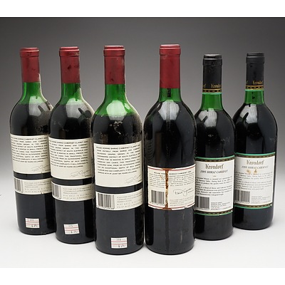 Case of 4x Rouge-Homme Shiraz Cabernet Claret and 2x Krondorf Shiraz Cabernet 750ml Bottles