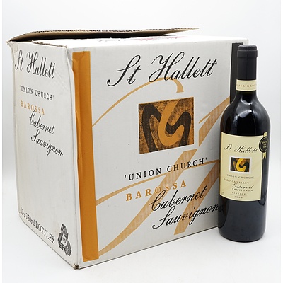 Case of 12x St Hallett Union Church 2000 Cabernet Sauvignon 750ml