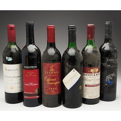 Case of 6x Cabernet Sauvignon 750ml Bottles Including Norman's, Cofield Wines, Stanton & Killeen and More