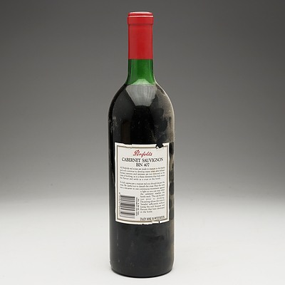 Penfolds Bin 407 Cabernet Sauvignon Vintage 1991 750ml