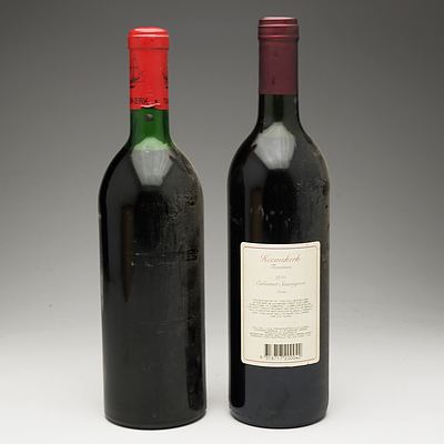 One Bottle of Heemskerk Tasmanian 1985 Cabernet Sauvignon 750ml and One Bottle of Heemskerk Tasmania 1995 Cabernet Sauvignon Merlot 750ml