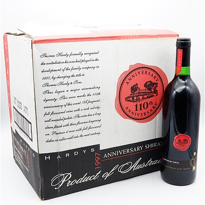 Case of 12x Hardys 1997 Anniversary Shiraz 750ml