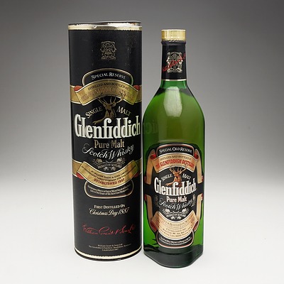 Glenfiddich Special Old Reserve Pure Malt Scotch Whiskey 1 Litre Bottle