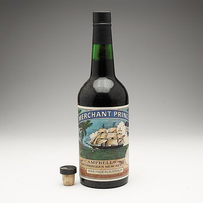 Campbells Merchant Prince Limited Release Rutherglen Muscat 750ml Bottle In Special Wooden Box