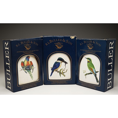 Three R.L. Buller & Son Australian Wildlife Collection Limited Edition Old Tawny Port 750ml Bottles