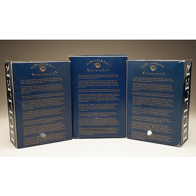 Three R.L. Buller & Son Australian Wildlife Collection Limited Edition Old Tawny Port 750ml Bottles