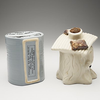 Ettamogah Pub Port Series 11 "Bandit" Decanter 900ml and Ettamogah Pub Port "Lock Up" Decanter 750ml