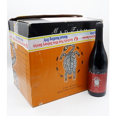 Case of 12x Madfish 2002 Shiraz 750ml