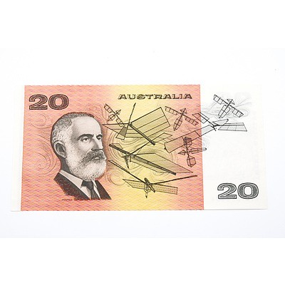 Australian Fraser/ Cole $20 Note, RPB616234