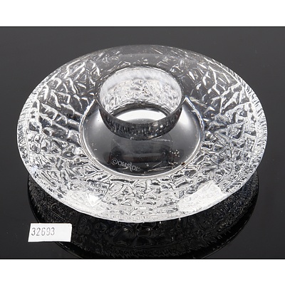 Swedish Orrefors Crystal Candle Lantern