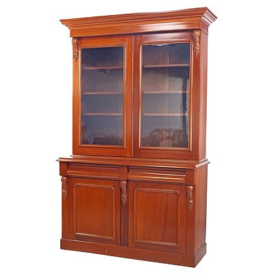 Victorian Mahogany Bookcase Circa 1880