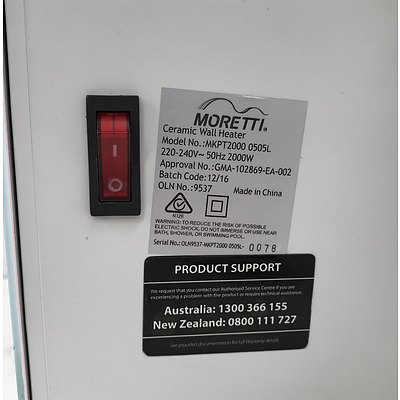 Moretti Ceramic 2000W Wall Heater