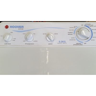 Hoover 600MB 6.0kg Top Load Washing Machine