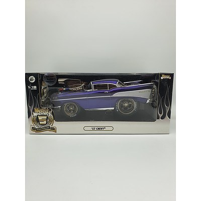 Muscle Machines 1957 Chevrolet Bel Air - 1:18 Scale Model Car
