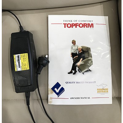 Topform Faux Leather Electric Lift Chair