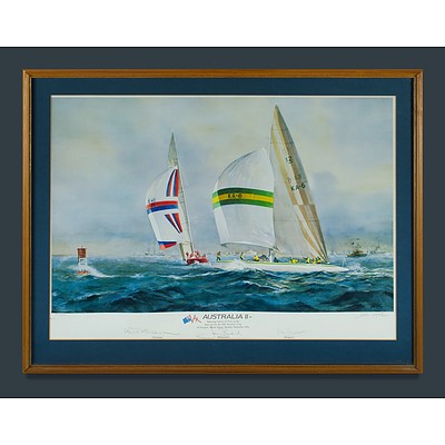 Australia II - Defeating Liberty USA In The Final Race For The America's Cup 1983