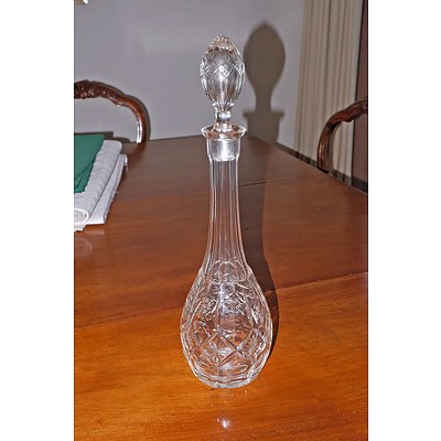 Antique Cut Crystal Decanter