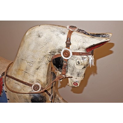 Suberb Very Large Rocking Horse, Probably F Roebuck, Leichhardt