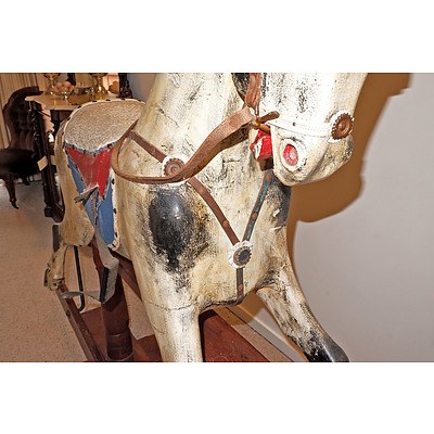Suberb Very Large Rocking Horse, Probably F Roebuck, Leichhardt
