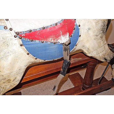 Suberb Very Large Rocking Horse, Probably F Roebuck, Leichhardt