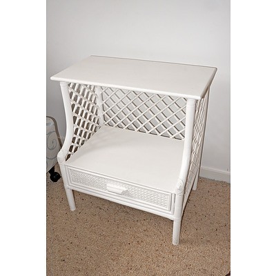 Vintage Cane Side Cabinet