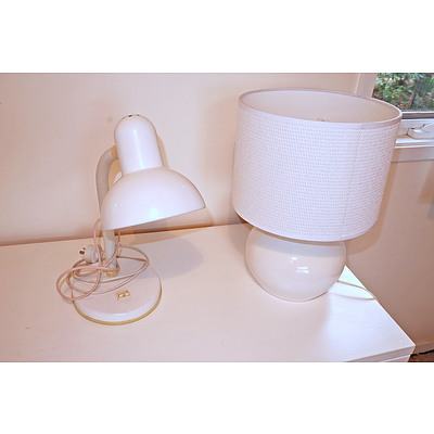 Two Bedside Lamps