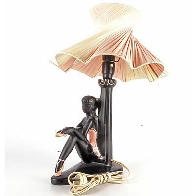 Genuine Barsony Ballerina Lamp and Shade