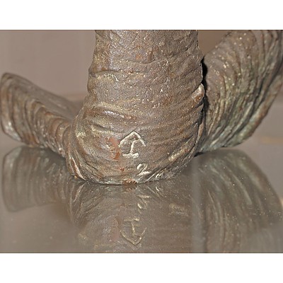 Alan Ingham (1920-1994 New Zealand, Australia), Botany (Figure with Olive Branch), Bronze, Edition 2/6