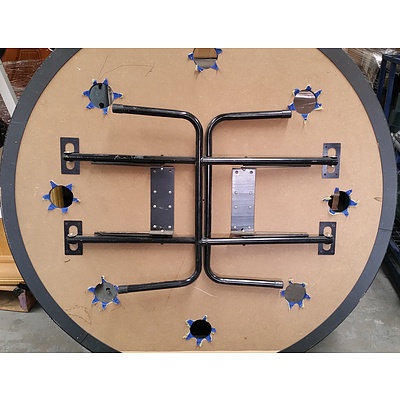 Eight Player Round Poker Table