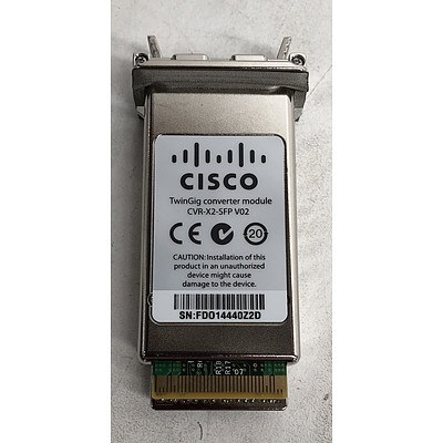 Cisco (CVR-X2-SFP=) CVR-X2-SFP TwinGig Converter Module - Lot of 25